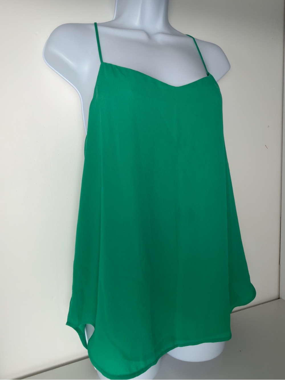 LOFT Emerald Green Spaghetti Strap Camisole